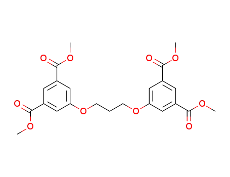 Molecular Structure of 52777-57-8 (1,3-Benzenedicarboxylic acid, 5,5'-[1,3-propanediylbis(oxy)]bis-,
tetramethyl ester)