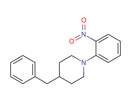 Molecular Structure of 455260-04-5 (4-benzyl-1-(2-nitro-phenyl)piperidine)