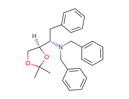 (4R,1'S)-4-[1'-(dibenzylamino)-2'-(phenyl)ethyl]-2,2-dimethyl-1,3-dioxolane