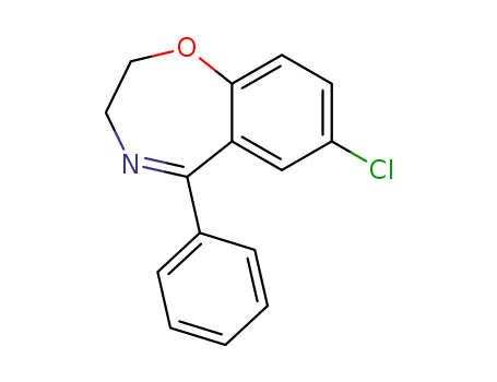 Molecular Structure of 29165-23-9 (1,4-Benzoxazepine, 7-chloro-2,3-dihydro-5-phenyl-)