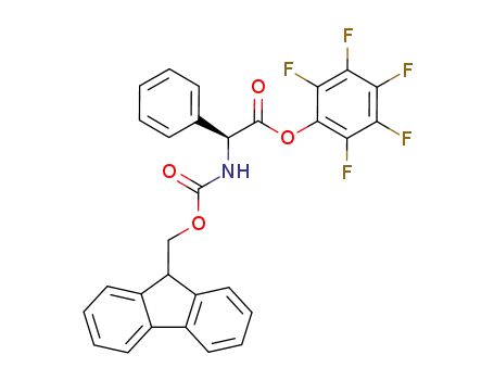Molecular Structure of 839719-68-5 (pentafluorophenyl L-α-[(9H-fluoren-9-ylmethoxycarbonyl)amino]-α-benzeneethanoate)