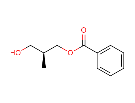 Molecular Structure of 141978-58-7 ((S)-3-hydroxy-2-methylpropyl benzoate)