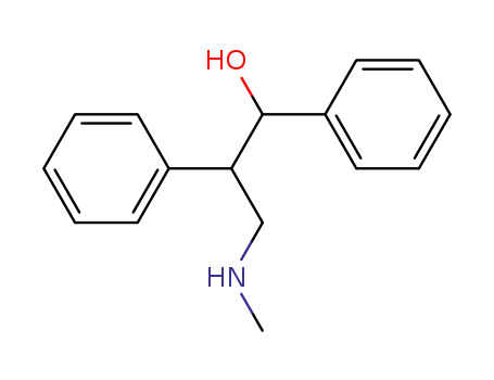 Molecular Structure of 93027-11-3 (3-(N-methylamino)-1,2-diphenylpropanol)