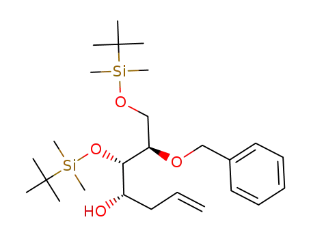 (4S,5S,6R)-6-Benzyloxy-5,7-bis-(tert-butyl-dimethyl-silanyloxy)-hept-1-en-4-ol