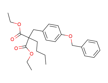 Molecular Structure of 197299-13-1 (diethyl 2-(4-benzyloxybenzyl)-2-butylmalonate)