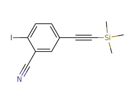 2-iodo-5-(trimethylsilanylethynyl)benzonitrile