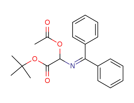 Acetic acid, (acetyloxy)[(diphenylmethylene)amino]-, 1,1-dimethylethyl
ester
