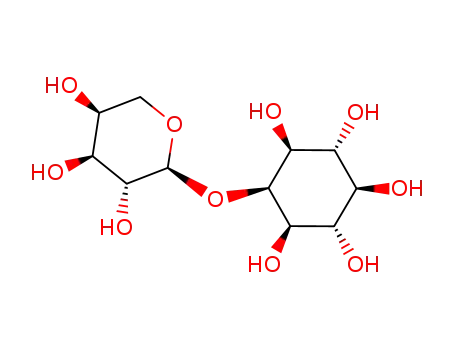 Molecular Structure of 110107-23-8 (2-O-BETA-L-ARABINOPYRANOSYL MYO-INOSITOL)