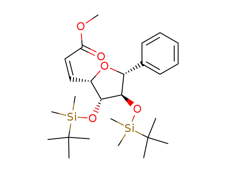 methyl 3-[3,4-di-tert-butyldimethylsilanyloxy-5-phenyl-(2S,3R,4R,5R)-tetrahydro-2-furanyl]-(Z)-2-propenoate