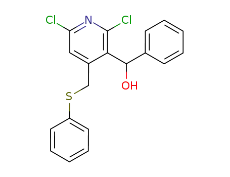 {2,6-dichloro-4-[(phenylthio)methyl]pyridin-3-yl}(phenyl)methanol