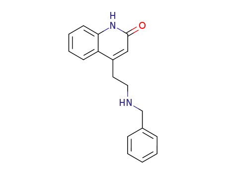 2(1H)-Quinolinone, 4-[2-[(phenylmethyl)amino]ethyl]-