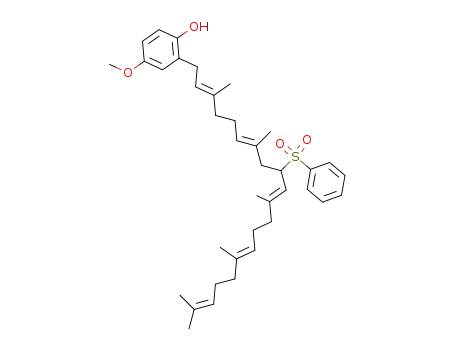 2-((2E,6E,10E,14E)-9-Benzenesulfonyl-3,7,11,15,19-pentamethyl-icosa-2,6,10,14,18-pentaenyl)-4-methoxy-phenol
