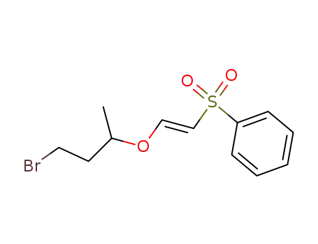 [(E)-2-(3-Bromo-1-methyl-propoxy)-ethenesulfonyl]-benzene