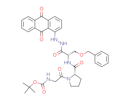 N-tBOC-Gly-L-Pro-O-benzyl-L-Ser-1-anthraquinonylhydrazide