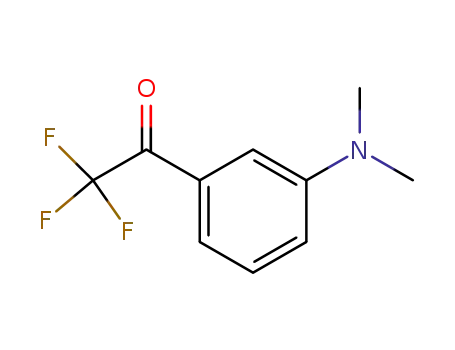 Molecular Structure of 33284-23-0 (Ethanone, 1-[3-(dimethylamino)phenyl]-2,2,2-trifluoro- (9CI))