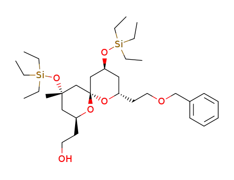 2-[(2S,4S,6R,8S,10S)-8-(2-Benzyloxy-ethyl)-4-methyl-4,10-bis-triethylsilanyloxy-1,7-dioxa-spiro[5.5]undec-2-yl]-ethanol