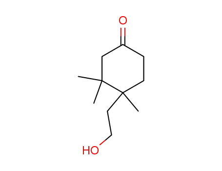 Cyclohexanone, 4-(2-hydroxyethyl)-3,3,4-trimethyl-