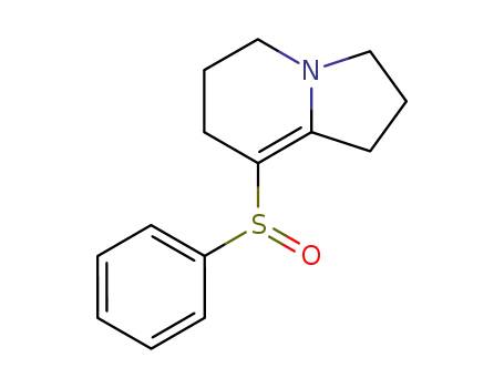 8-benzenesulfinyl-1,2,3,5,6,7-hexahydro-indolizine