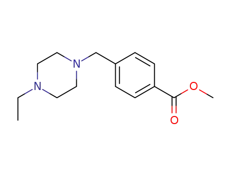 Molecular Structure of 415951-48-3 (methyl 4-[(4-ethylpiperazin-1-yl)methyl]benzoate)