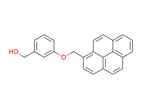 Molecular Structure of 176650-98-9 (3-(1-pyrenylmethyloxy)benzyl alcohol)