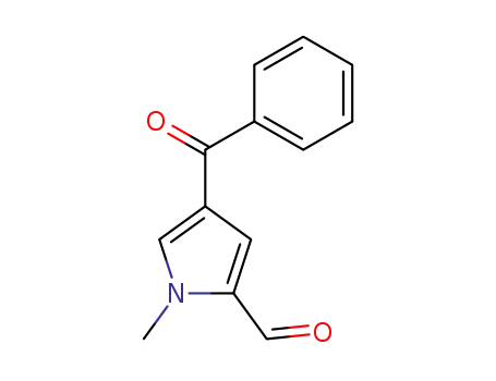 Molecular Structure of 128843-58-3 (4-BENZOYL-1-METHYL-1H-PYRROLE-2-CARBALDEHYDE)