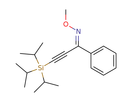 (Z)-1-phenyl-3-(triisopropylsilyl)prop-2-yn-1-one O-methyl oxime