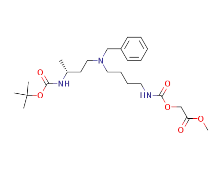 [3-[[4-(2,4-dioxo-3-oxazolidinyl)butyl](phynylmethyl)amino]-1-methylpropyl]carbamic acid, 1,1-dimethylethyl ester (R)