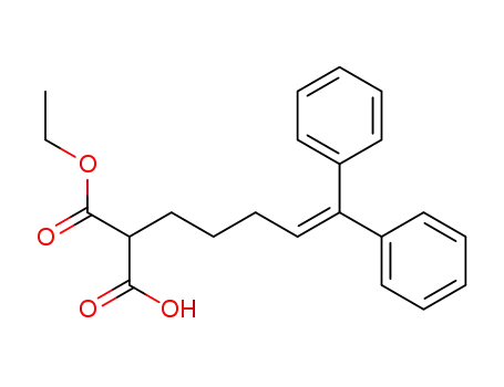 2-(5,5-Diphenyl-pent-4-enyl)-malonic acid monoethyl ester
