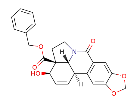 (3R,3aS,12bR,12cR)-3-Hydroxy-7-oxo-4,5,12b,12c-tetrahydro-3H,7H-[1,3]dioxolo[4,5-j]pyrrolo[3,2,1-de]phenanthridine-3a-carboxylic acid benzyl ester