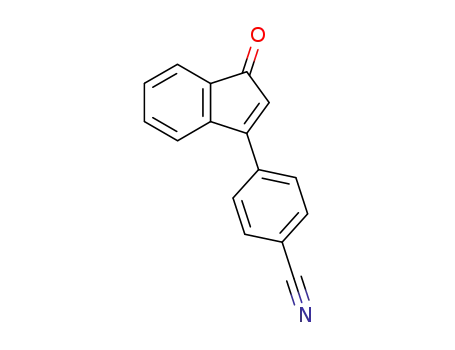 4-(3-oxo-3<i>H</i>-inden-1-yl)-benzonitrile