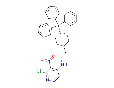 4-Pyridinamine,
2-chloro-3-nitro-N-[2-[1-(triphenylmethyl)-4-piperidinyl]ethyl]-