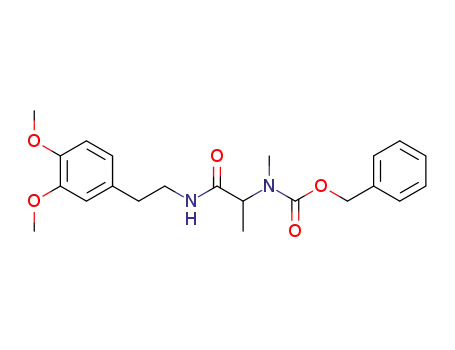 Carbamic acid,
[2-[[2-(3,4-dimethoxyphenyl)ethyl]amino]-1-methyl-2-oxoethyl]methyl-,
phenylmethyl ester