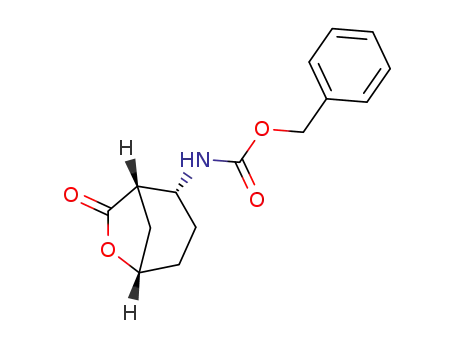 (1R*,2R*,5R*)-(7-OXO-6-OXA-BICYCLO[3.2.1]OCT-2-YL)-CARBAMIC ACID BENZYL ESTER