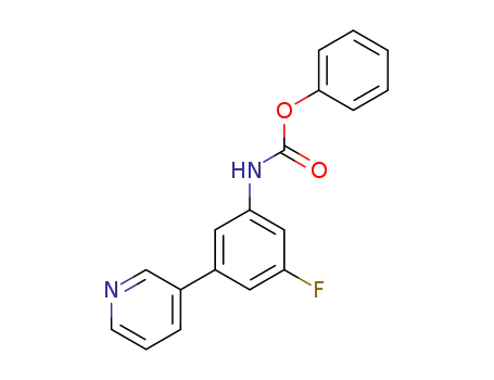 phenyl N-[3-fluoro-5-(3-pyridyl)phenyl]carbamate