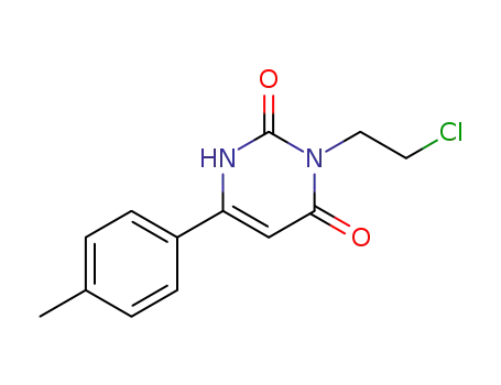 2,4(1H,3H)-Pyrimidinedione, 3-(2-chloroethyl)-6-(4-methylphenyl)-