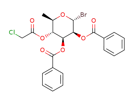 2,3-Di-O-benzoyl-4-O-chloroacetyl-α-D-rhamnopyranosyl bromide