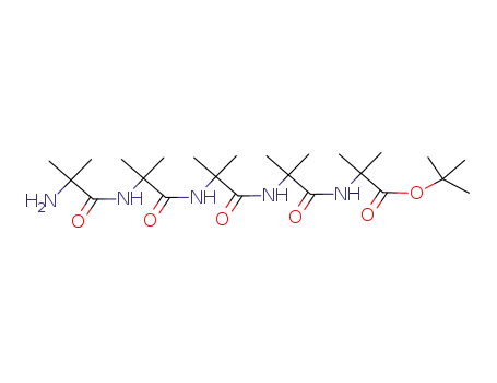 Alanine,
2-methylalanyl-2-methylalanyl-2-methylalanyl-2-methylalanyl-2-methyl-,
1,1-dimethylethyl ester