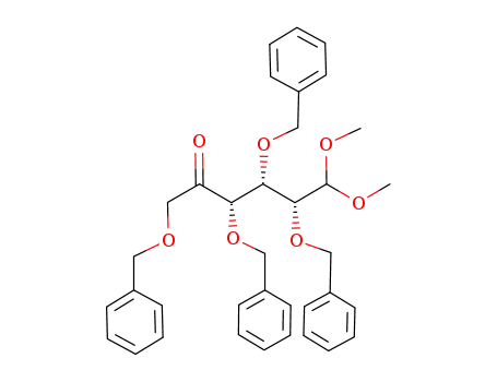 (3S,4R,5R)-1,3,4,5-tetrakis(benzyloxy)-6,6-dimethoxyhexan-2-one