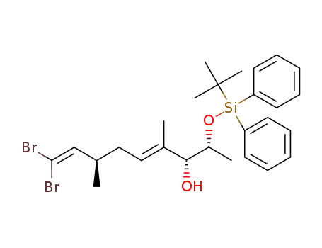 (E)-(2R,3R,7R)-9,9-Dibromo-2-(tert-butyl-diphenyl-silanyloxy)-4,7-dimethyl-nona-4,8-dien-3-ol