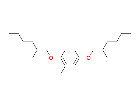 Molecular Structure of 354123-99-2 (1,4-bis(2-ethylhexyloxy)-2-methylbenzene)