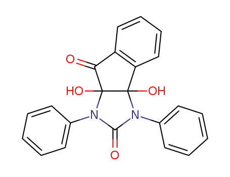 Molecular Structure of 58137-72-7 (3a,8a-dihydroxy-1,3-diphenyl-1,3,3a,8a-tetrahydro-indeno[1,2-d]imidazole-2,8-dione)