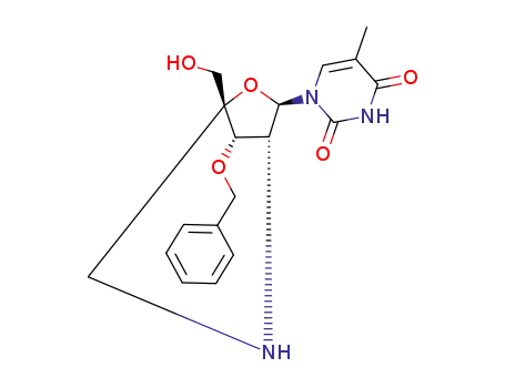 (1R,3R,4R,7S)-7-benzyloxy-1-hydroxymethyl-3-(thymin-1-yl)-2-oxa-5-azabicyclo[2.2.1]heptane