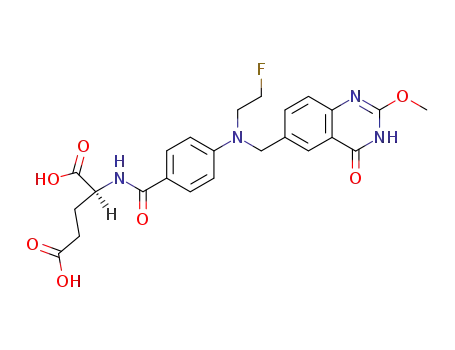 (S)-2-{4-[(2-Fluoro-ethyl)-(2-methoxy-4-oxo-3,4-dihydro-quinazolin-6-ylmethyl)-amino]-benzoylamino}-pentanedioic acid