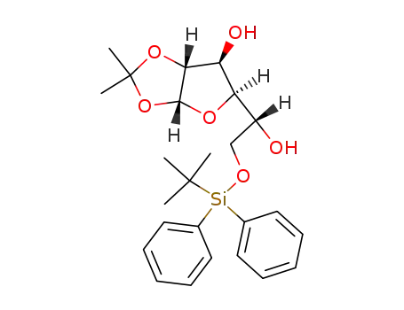 (3aR,5R,6S,6aR)-5-((R)-2-(tert-butyldiphenylsilyloxy)-1-hydroxyethyl)-2,2-dimethyltetrahydrofuro(3,2-d)(1,3)dioxol-6-ol