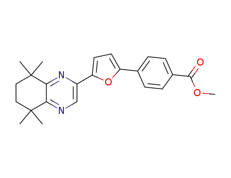 methyl 4-[5-(5,6,7,8-tetrahydro-5,5,8,8-tetramethyl-2-quinoxalinyl)-2-furyl]benzoate