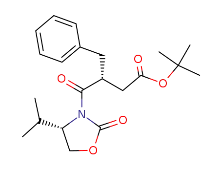 (4S)-3-<(2R)-2-<(tert-butyloxycarbonyl)methyl>-3-phenylpropionyl>-4-(2-propyl)oxazolidin-2-one