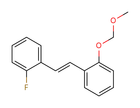 Benzene, 1-fluoro-2-[(1E)-2-[2-(methoxymethoxy)phenyl]ethenyl]-