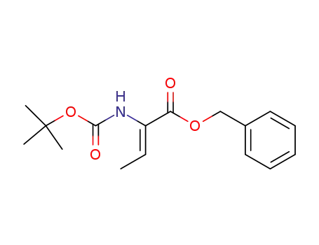 2-Butenoic acid, 2-[[(1,1-dimethylethoxy)carbonyl]amino]-, phenylmethyl
ester, (Z)-