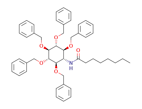 (1S,2R,3S,4R,5R,6S)-N-(2,3,4,5,6-pentakis-benzyloxycyclohexyl)octanamide