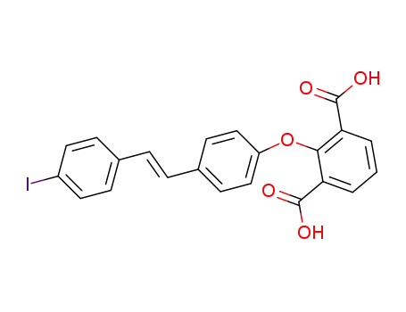 2-{4-[2-(4-iodophenyl)vinyl]phenoxy}-isophthalic acid